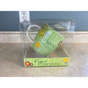 Cup of Friendship Light House Christian Products Co. Green Coffee Mug NEW in Pac